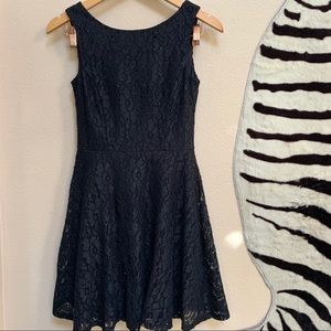 SPEECHLESS Black lace and sparkle sleeveless Dress